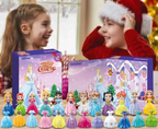 Prinsessejulekalender med 24 låger og udskifteligt tøj | PrincesAvent