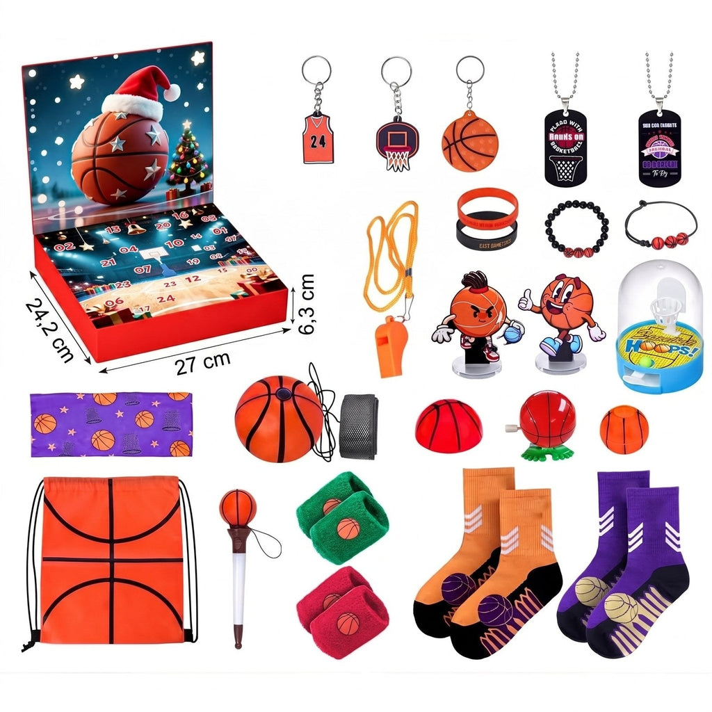 Basketball Adventskalender 2026 med 24 sjove overraskelser | BasketAdvent