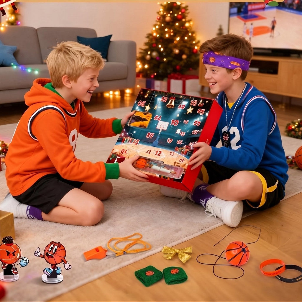 Basketball Adventskalender 2026 med 24 sjove overraskelser | BasketAdvent