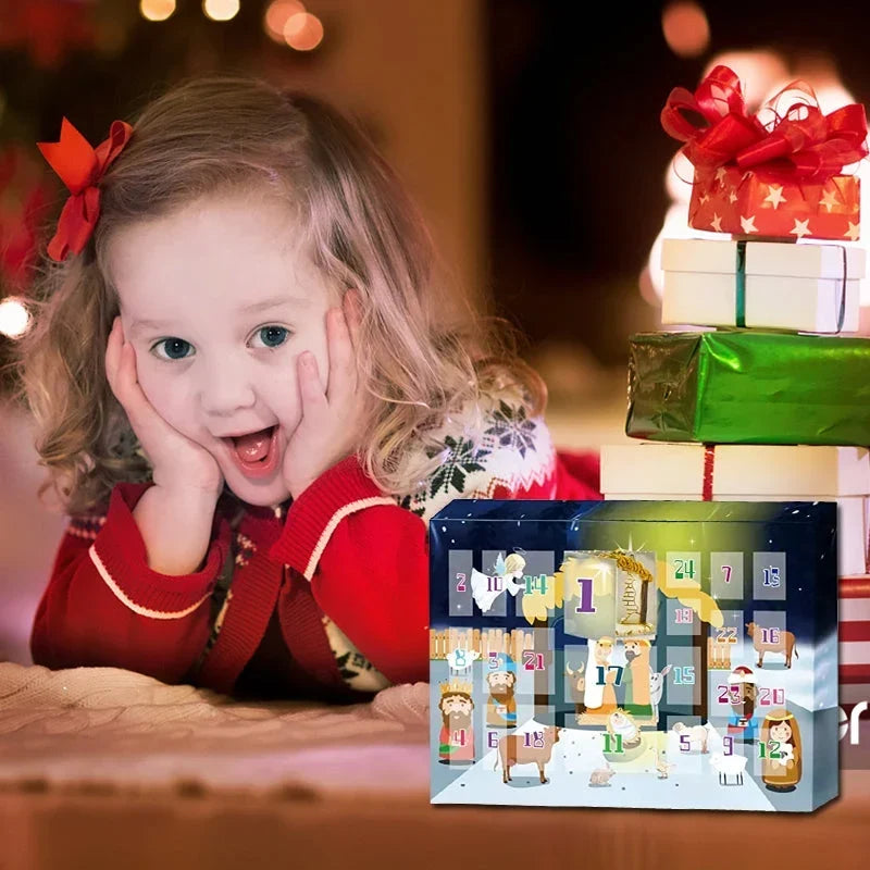 Adventskalender med 24 interaktive figurer til jul | MaryAdvent