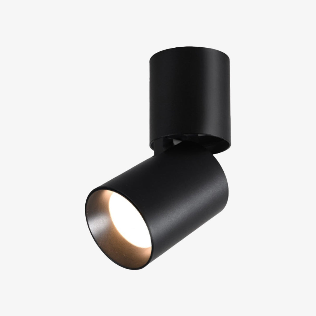 Nowoczesne cylindryczne reflektory z aluminium z regulowanym światłem LED | Mateo