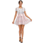 Sukienka dirndl damska z koronką i dekoracyjną spódnicą na Oktoberfest | Yésica