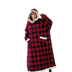 Koc z kapturem Oversize Sherpa Polar Mikropolar Bluza z kapturem | Bruna