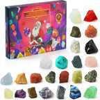 Edelsten Adventskalender med 24 mineraler til samling | RockAdvent