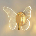 Lampa ścienna z nastrojowym oświetleniem LED w kształcie motyla | Celestia