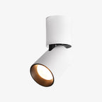 Nowoczesne cylindryczne reflektory z aluminium z regulowanym światłem LED | Mateo
