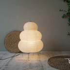 Lampa podłogowa design z japońskiego papieru ryżowego | Luminor