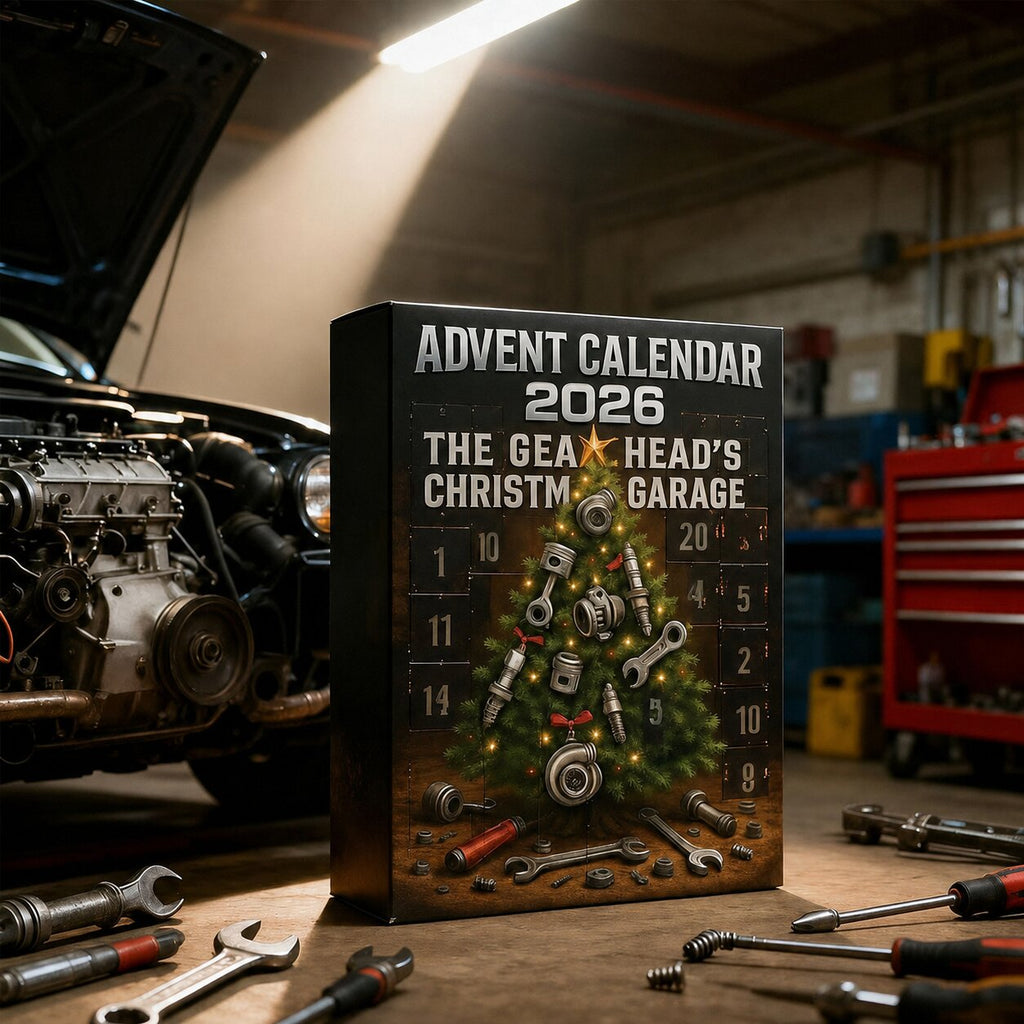 Julekalender med 24 miniaturemodeller fra autoværksted | Mecanica